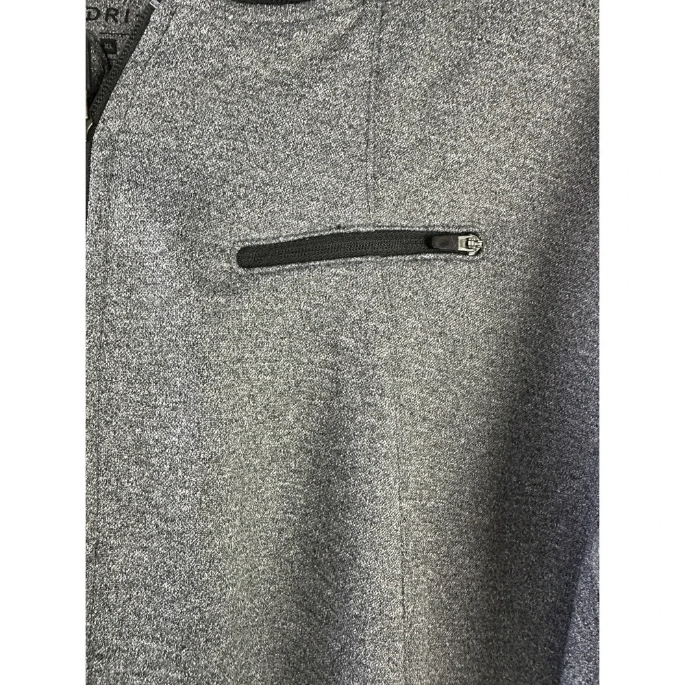 Nike Basketball EYBL Patch Hyper Elite Showtime Jacket Gray Zip Mens XL *Flawed